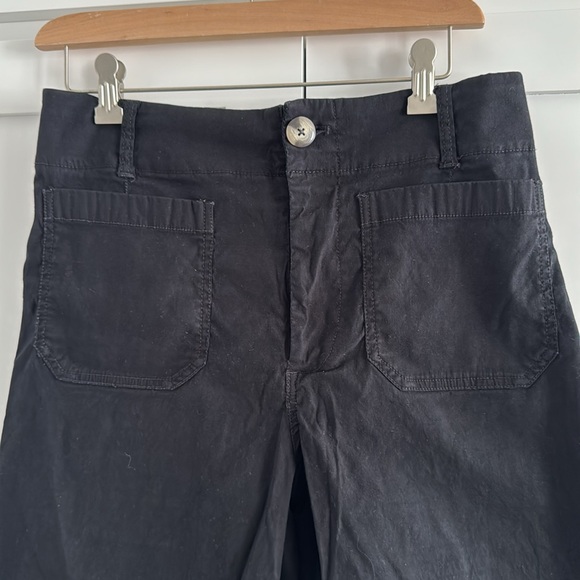 MAEVE Anthropologie The Colette Wide-Leg Cropped
Pants 30p Black - Picture 3 of 13